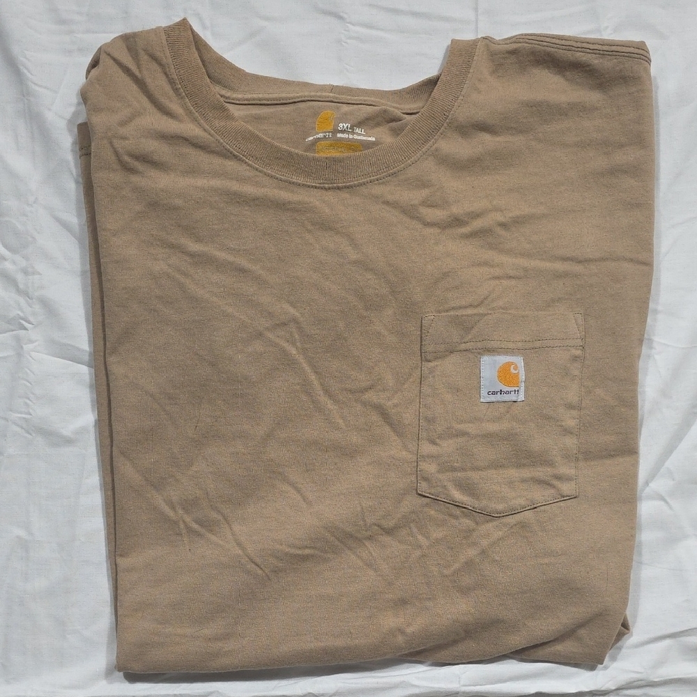 3 for $20 Carhartt Men's Short Sleeve Brown Tee